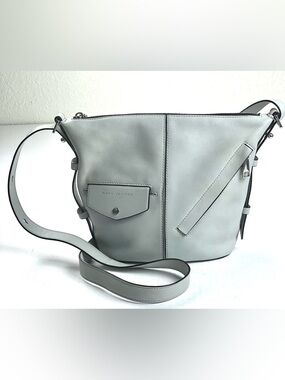 Marc Jacobs The Sling Back Mini Light Gray Leather Crossbody